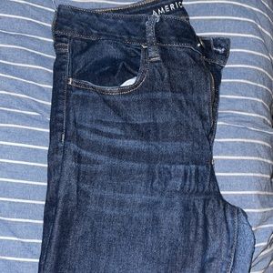 American eagle woman’s hi rise next level dark wash stretch Jegging